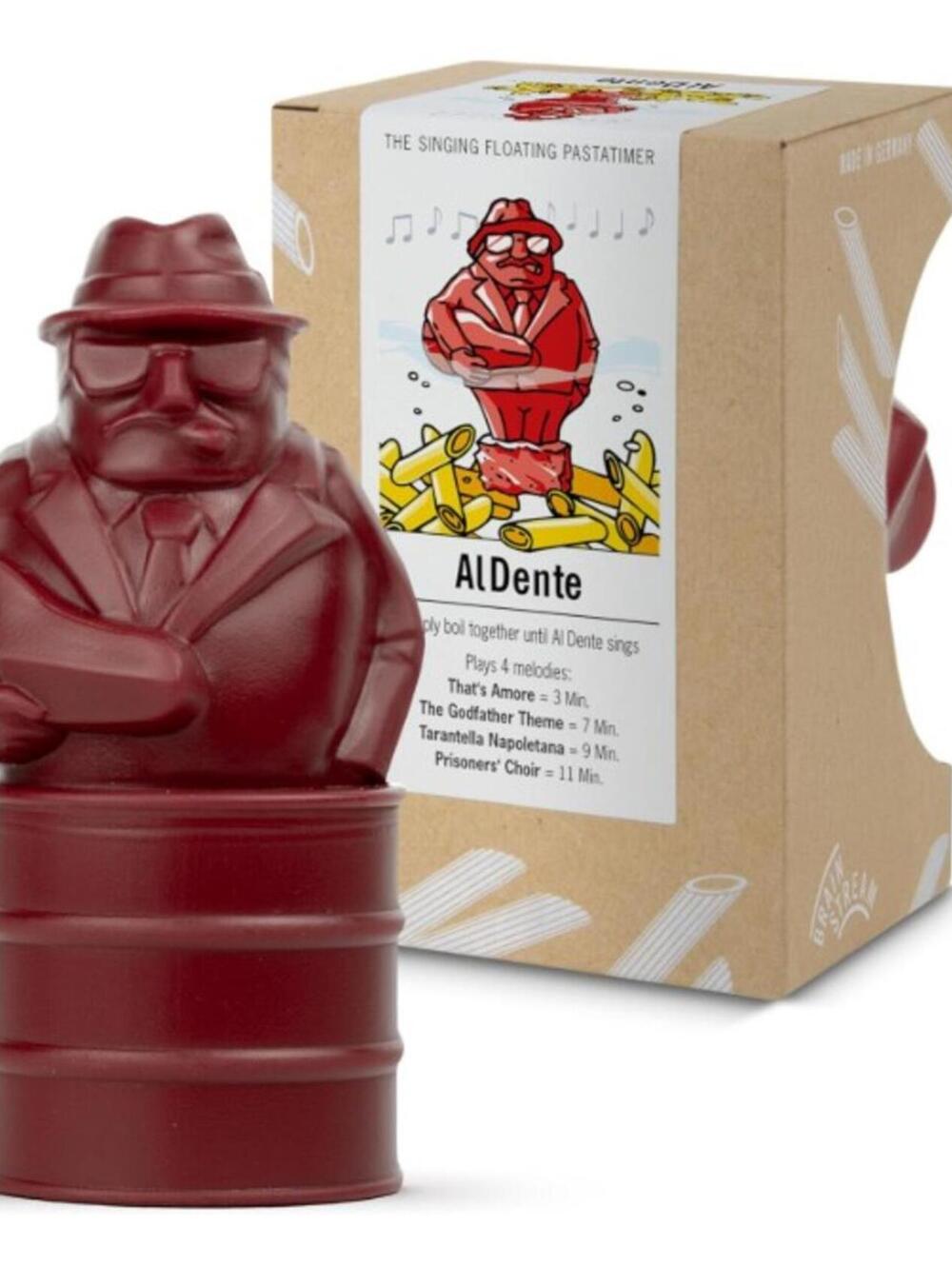 Al Dente Red - The Singing Floating Pasta Timer